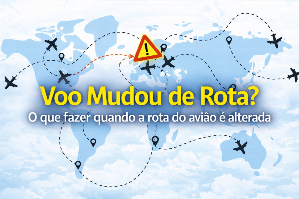 voo mudou de rota