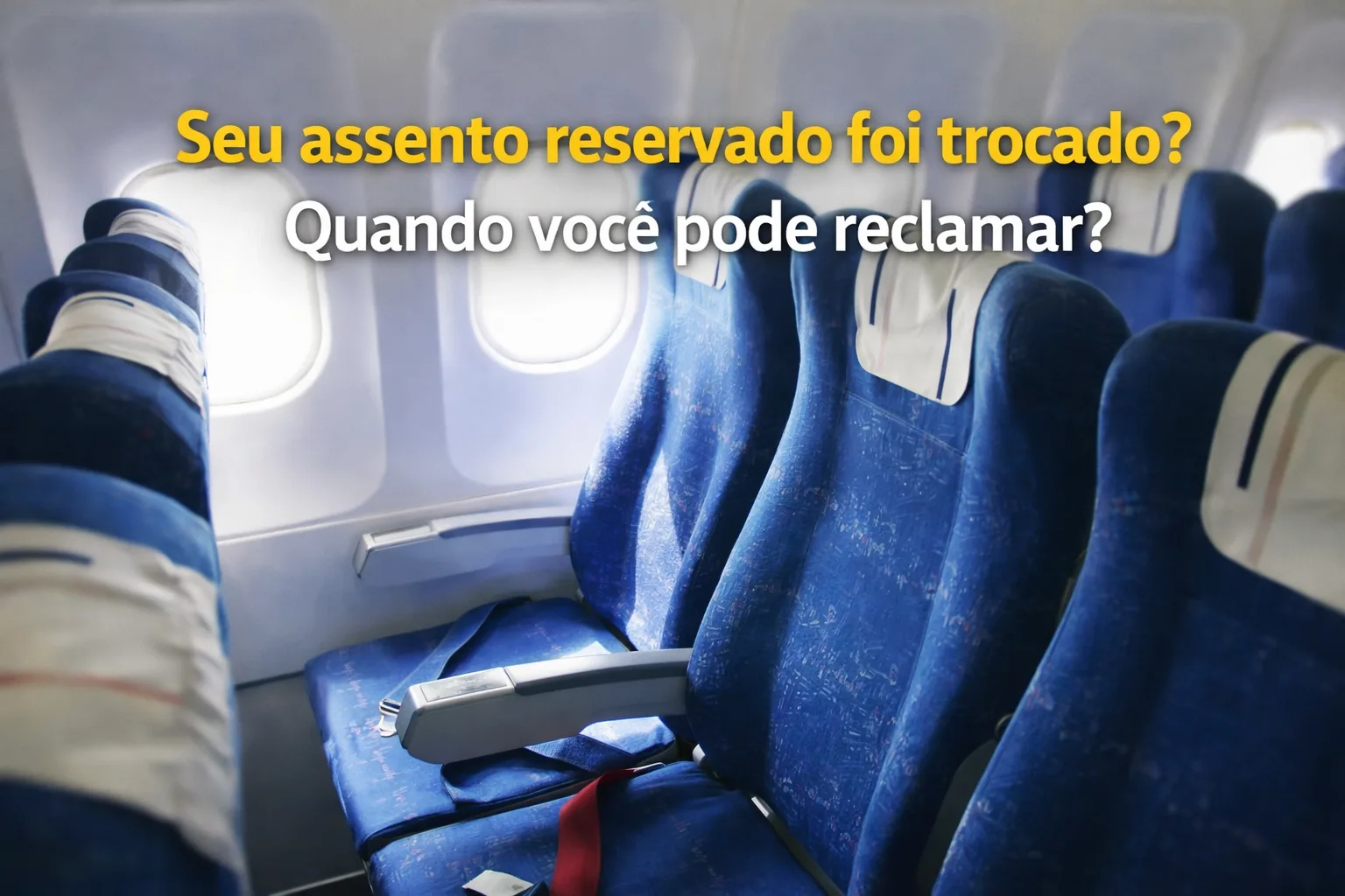 Seu assento reservado foi trocado? O que fazer e quando reclamar