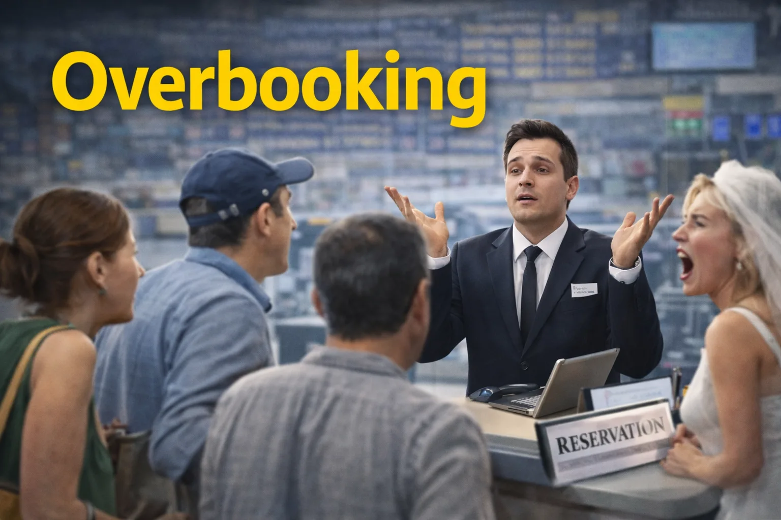 Overbooking no voo: quais são os direitos do passageiro